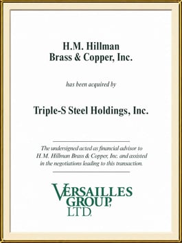 H.M. Hillman Brass & Copper, Inc