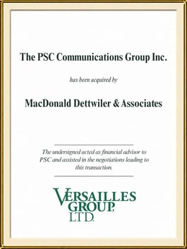 The PSC Communications Group Inc